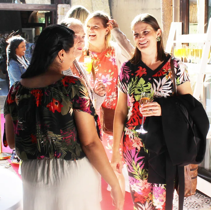 Guests enjoying Gerber Paper’s annual Ladies’ Tea at Mangwanani Spa, Sibaya.