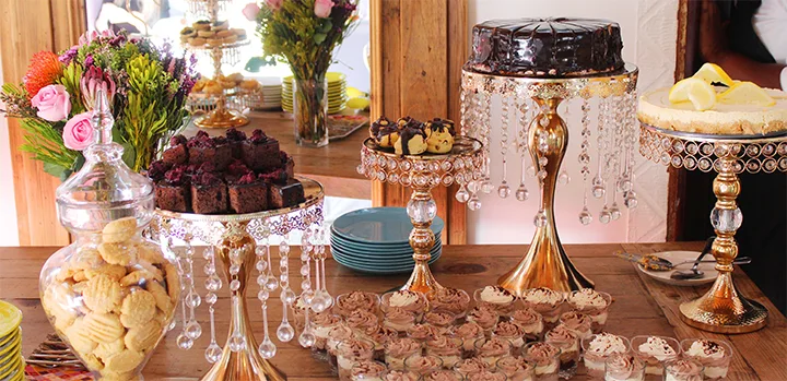 Refreshments and sweet treats served at Gerber Paper’s annual Ladies’ Tea.